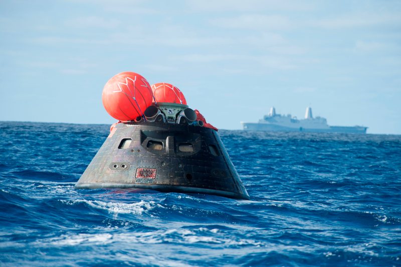 Illustration for article titled Orion Spacecraft In Photos: Assembly, Flight, Splashdown, And Recovery